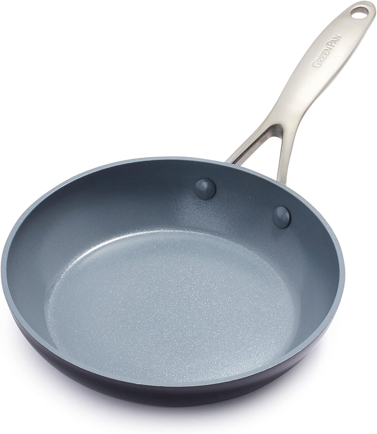Cook Healthy with the GreenPan Valencia Pro 8" Skillet: Non-Toxic, Nonstick Excellence!