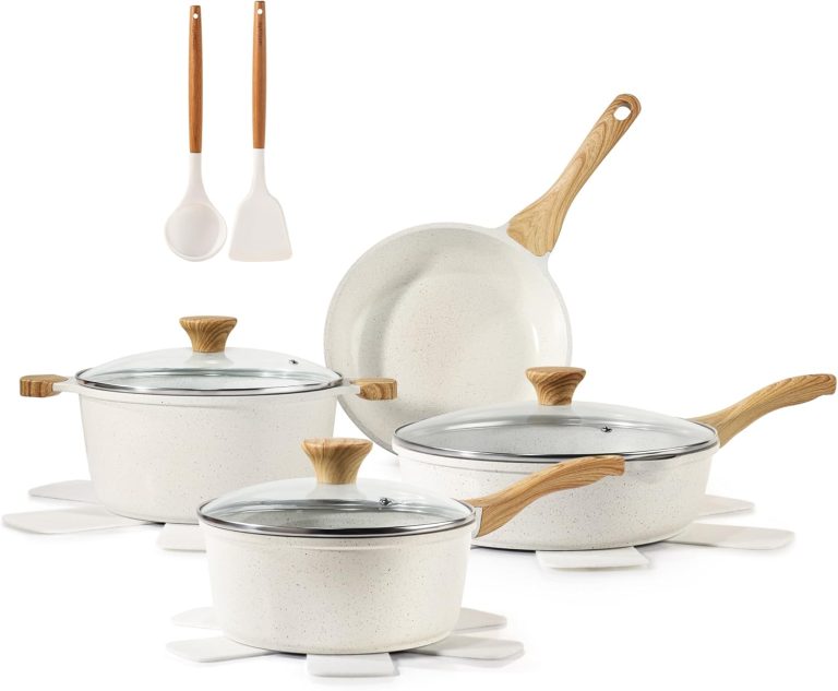 Cook Smart and Healthy: SENSARTE Nonstick Ceramic Cookware Set Review