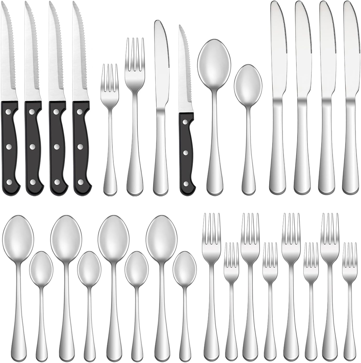 Elevate Your Dining Experience: 24 Pcs Stainless Steel Silverware Set Review