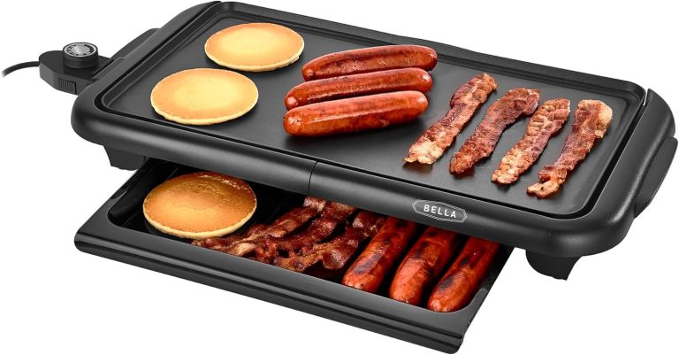 Sizzle and Serve: The Bella Electric Griddle Review - Your Smokeless Kitchen Companion!