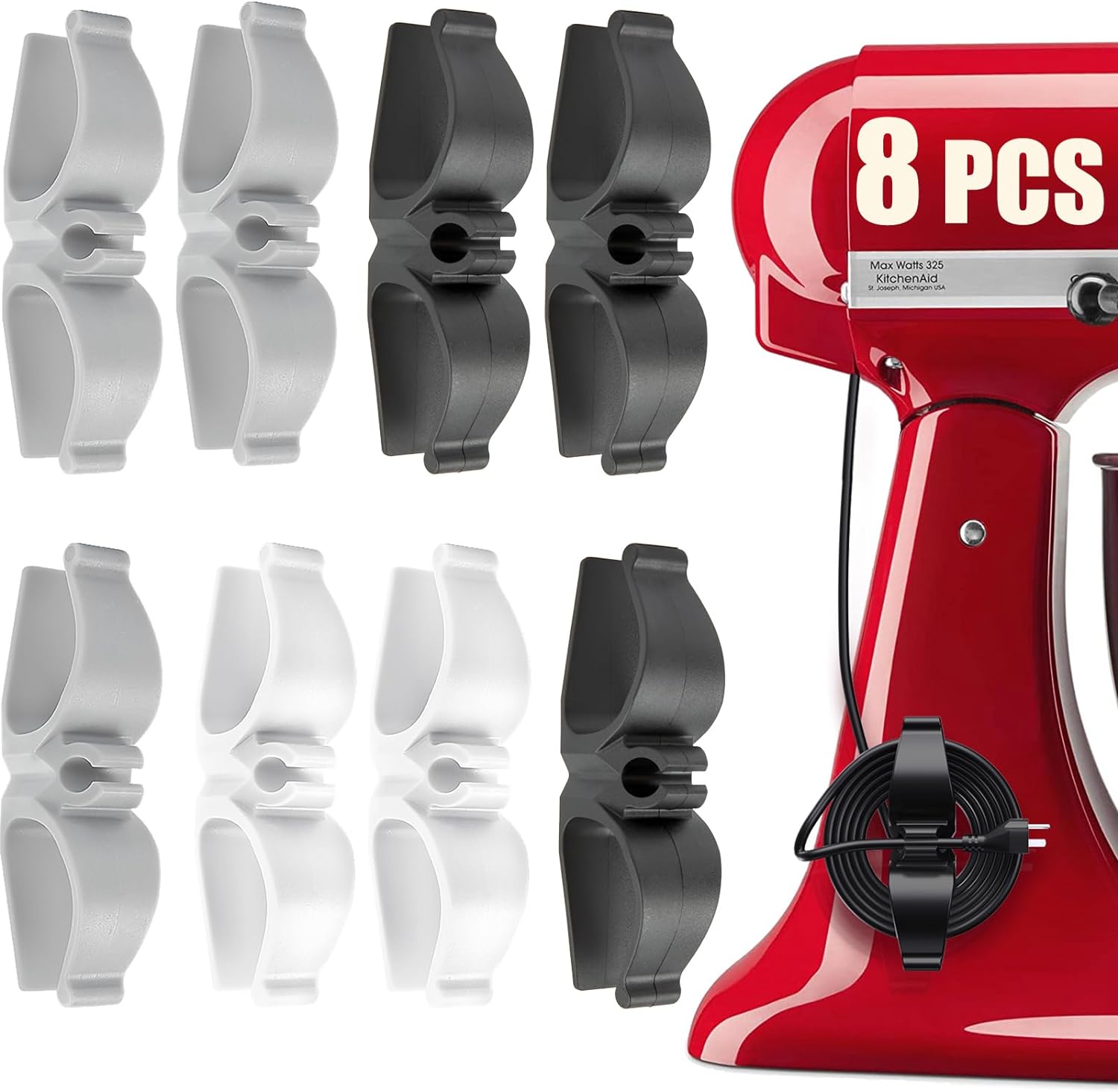 Tame Your Kitchen Chaos: Top 8 Pack Cord Organizer for Appliances Review