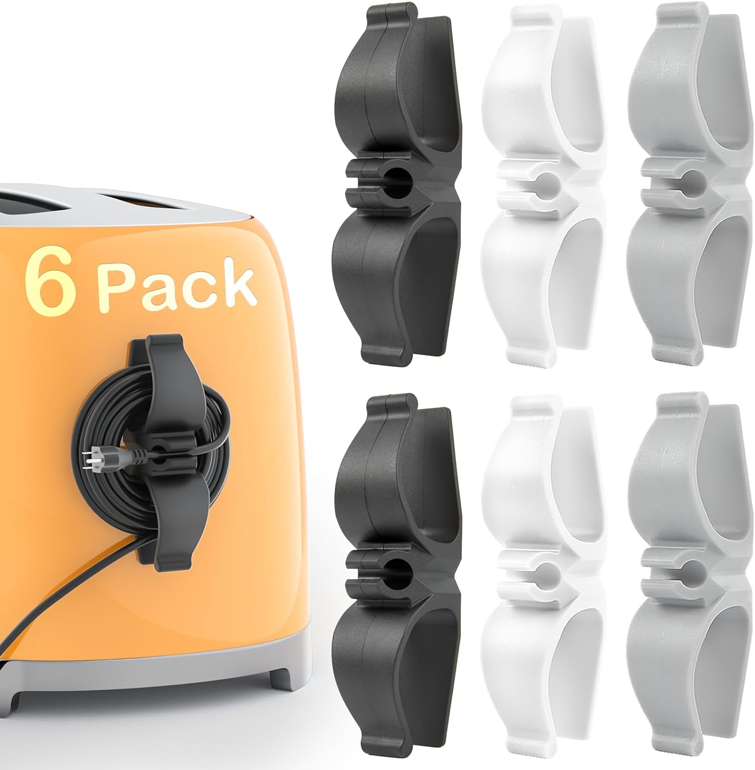 Tidy Up Your Kitchen: 6-Pack Cord Organizer Review for Small Appliances