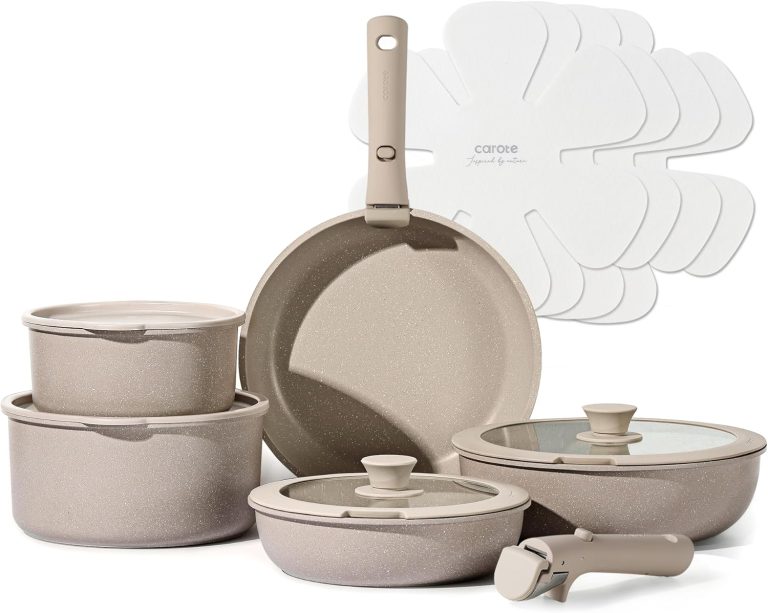 Transform Your Cooking: The Ultimate CAROTE 15-Piece Nonstick Cookware Set Review!