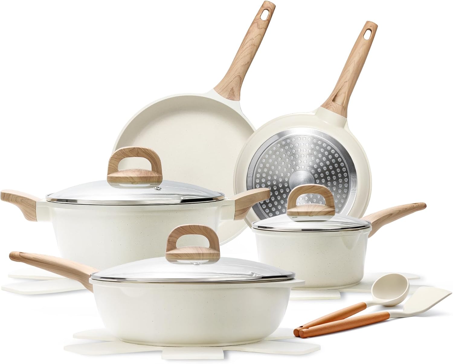 Ultimate Cooking Experience: 14-Piece Granite Nonstick Cookware Set Review