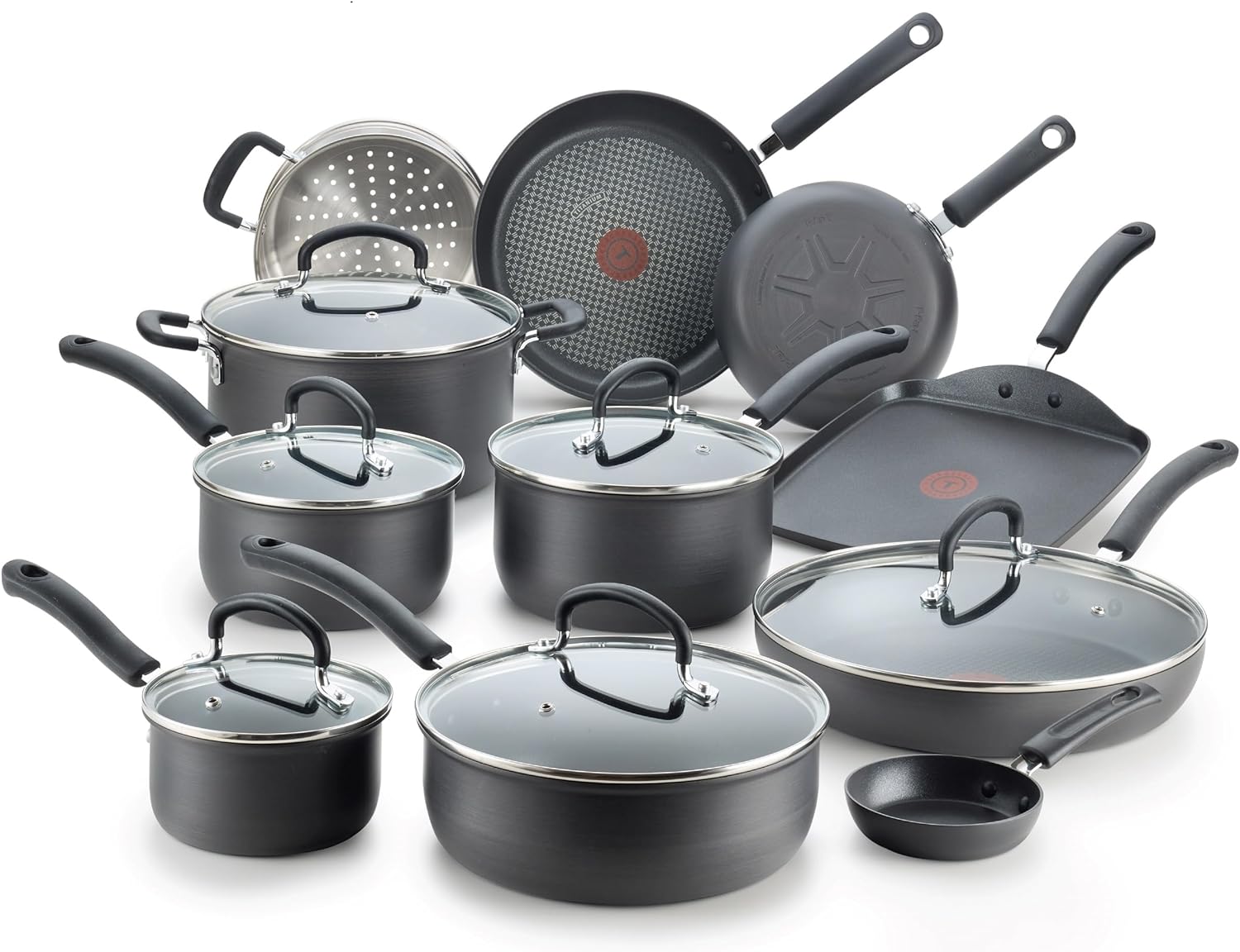 Unleash Your Culinary Creativity with the T-fal Ultimate Hard Anodized Cookware Set!