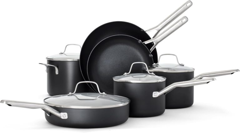 Unleash Your Culinary Skills with the Calphalon Hard-Anodized Nonstick Cookware Set!