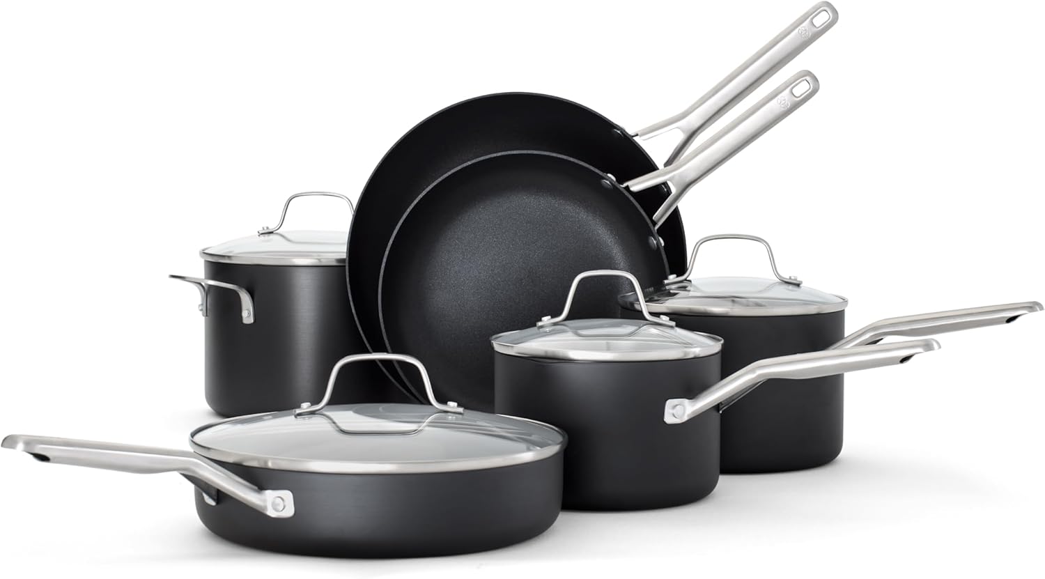 Unleash Your Culinary Skills with the Calphalon Hard-Anodized Nonstick Cookware Set!