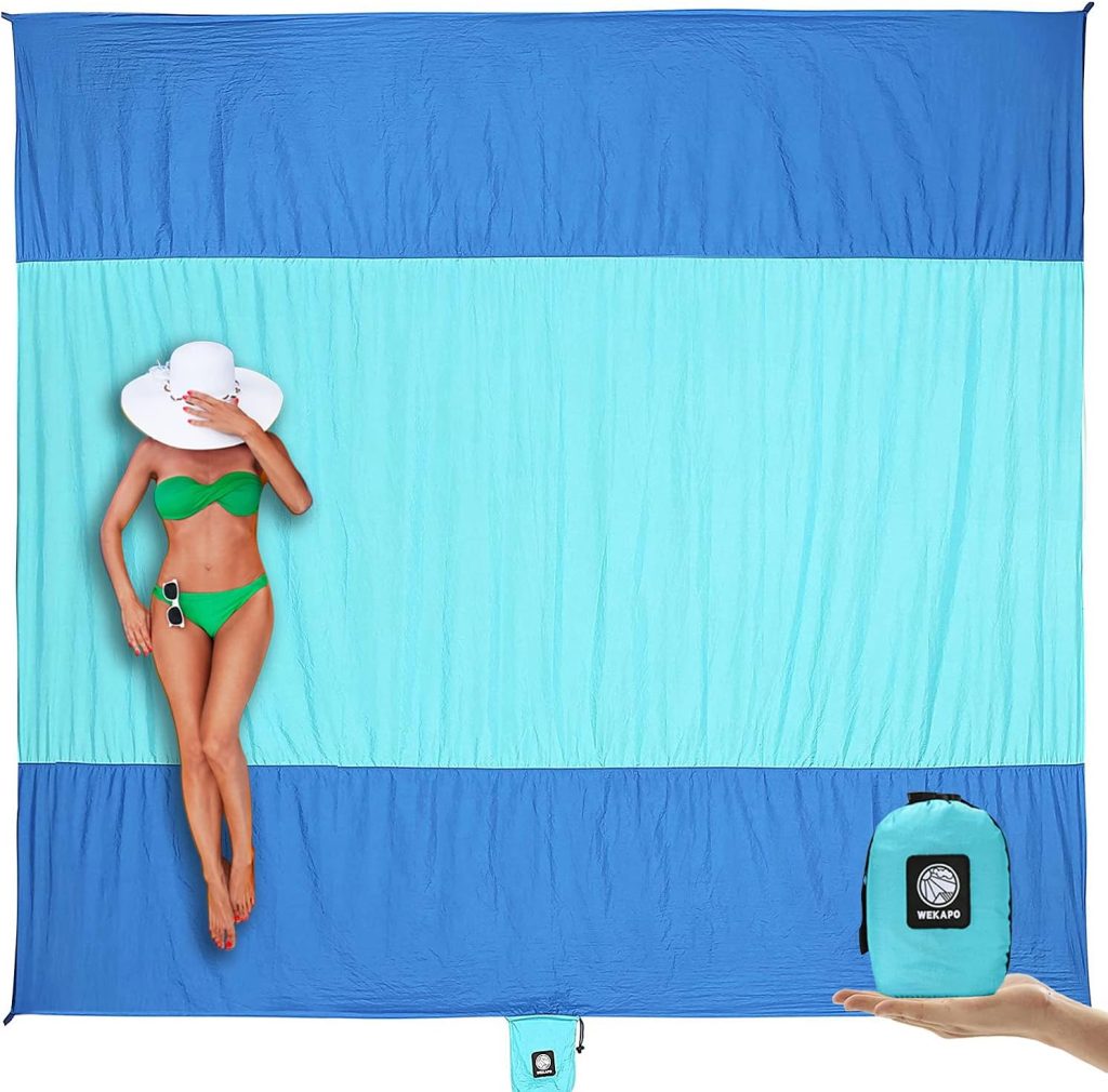 Unwind in Style: The Ultimate Review of the WEKAPO Beach Blanket Sandproof Waterproof Mat