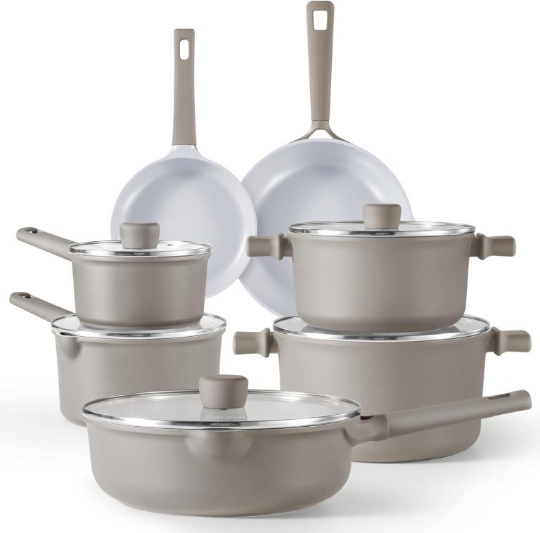 Upgrade Your Kitchen: CAROTE 12-Piece Ceramic Cookware Set Review