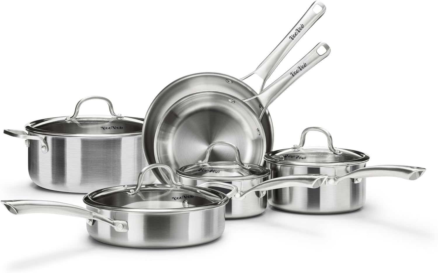 Elevate Your Cooking: The Ultimate 10-Piece Stainless Steel Cookware Set Review