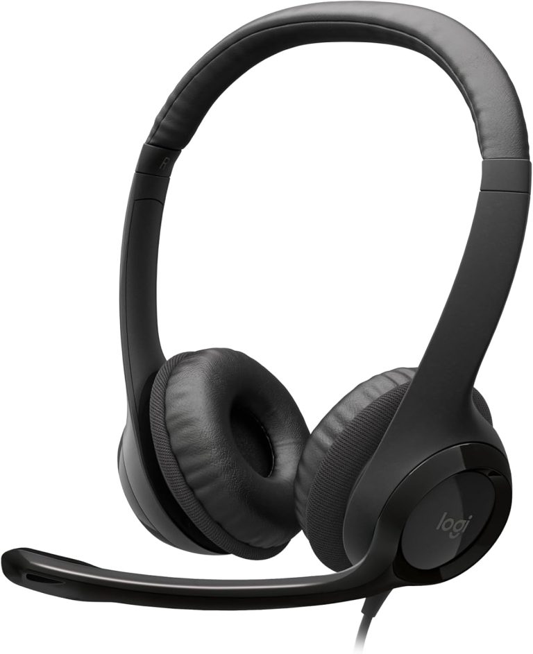 Unleash Clear Sound with the Logitech H390 Wired Headset: A Must-Have for Work and Play!