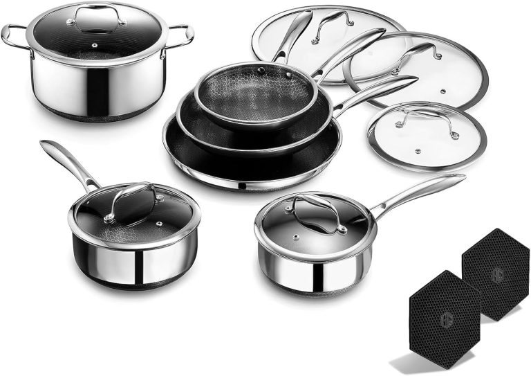 Unlock Culinary Mastery: A Review of the HexClad 12 Piece Hybrid Cookware Set!